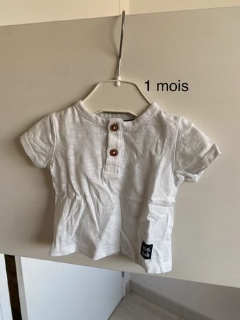 Tee shirt 1 mois