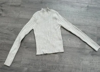 Pull beige chiné Zara fille 9/10 ans
