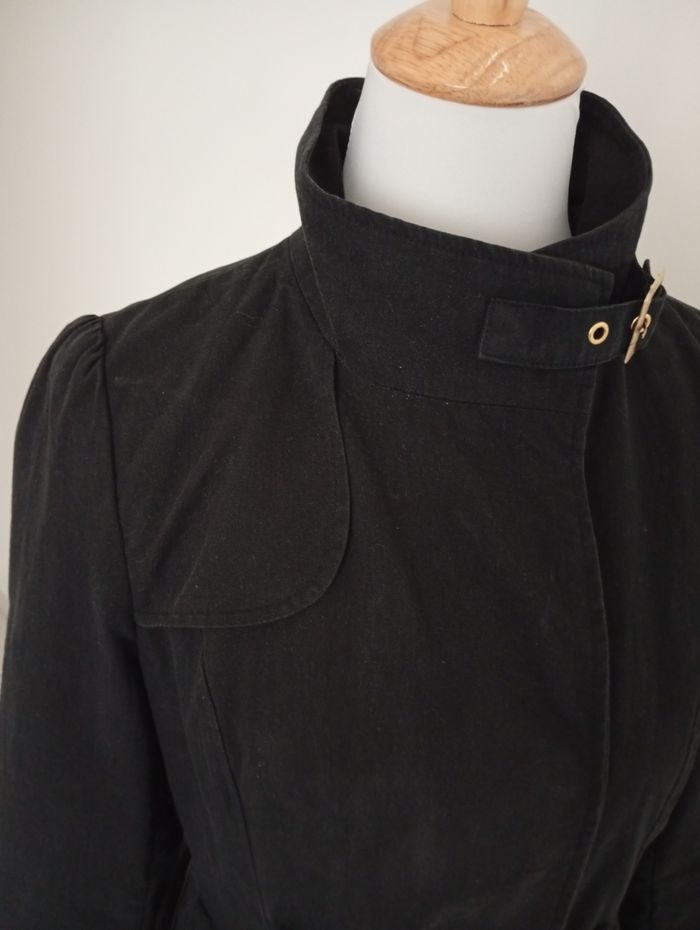 Naf Naf - Trench noir taille 40 | chic et intemporel - photo numéro 7