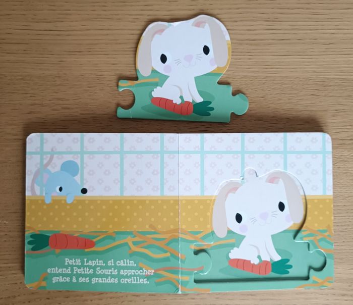 Livre Mes puzzles farandole : mes petits compagnons 1 an + - photo numéro 6