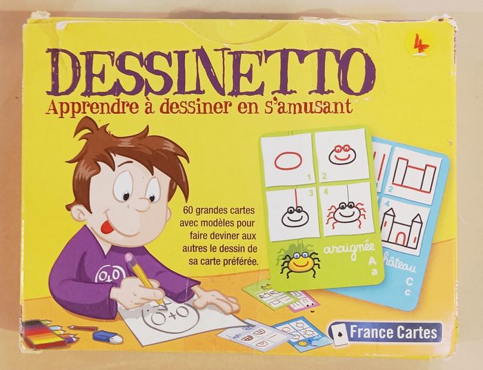 Jeu éducatif Dessinetto 60 cartes pour apprendre à dessiner - photo numéro 2