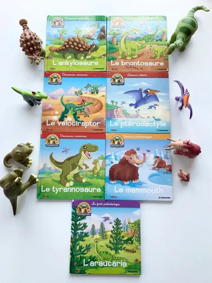 📚 livres avec figurines le monde des dinosaures. altaya De agostini - photo numéro 2