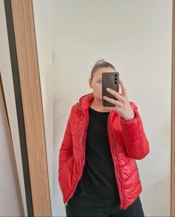 Doudoune légère - Bershka - rouge