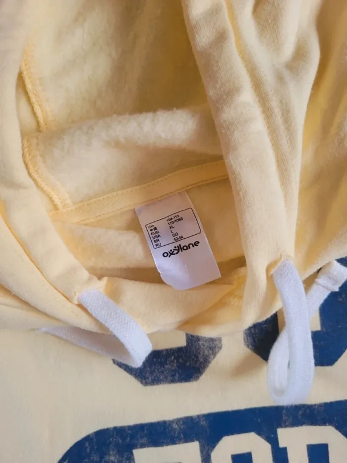 Sweat à capuche - Jaune pastel - Domyos - photo numéro 2