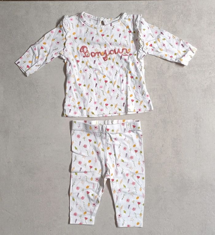 Ensemble léger fille - 3 mois