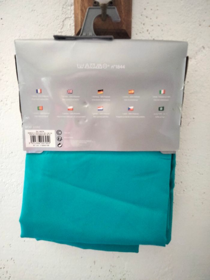 Rideau turquoise 140x180 - photo numéro 4