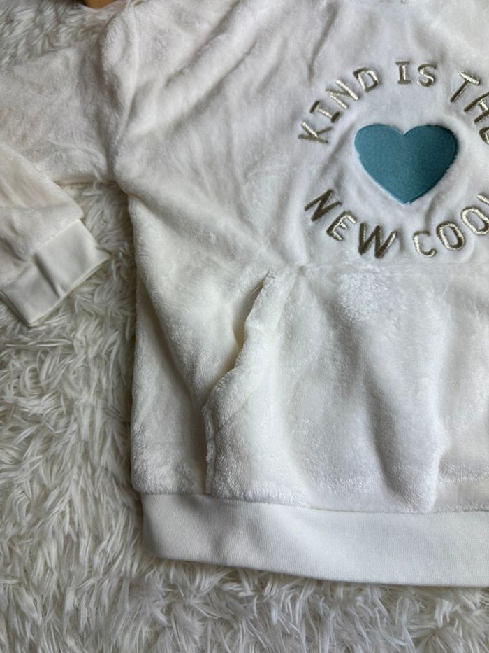 Pull polaire blanc obaibi taille 12 ans - photo numéro 3