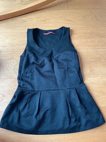 Haut élégant noir comptoir des cotonniers taille 36