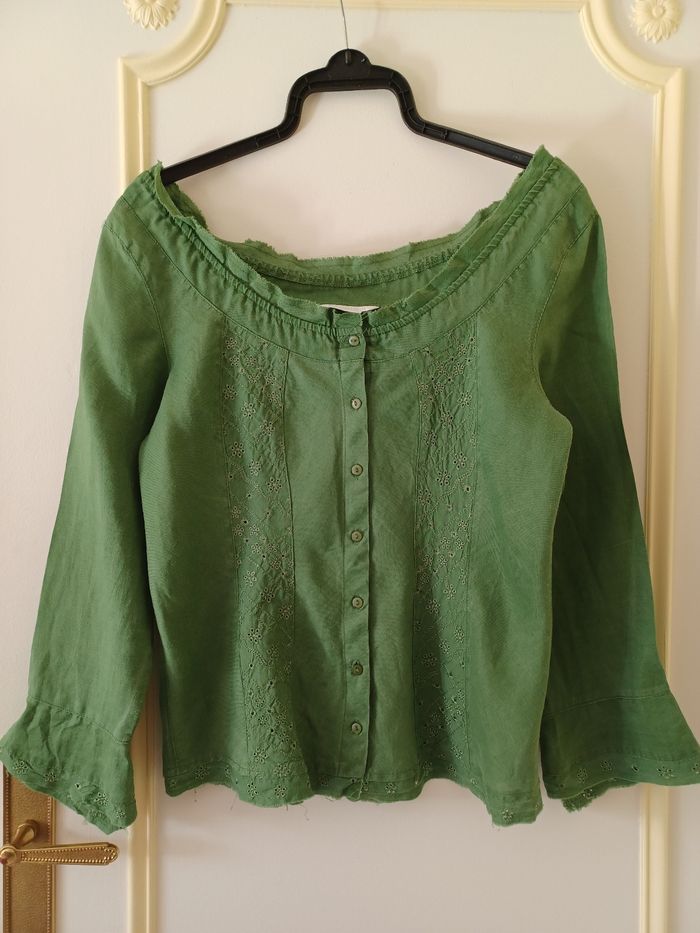 Chemise Promod verte T40