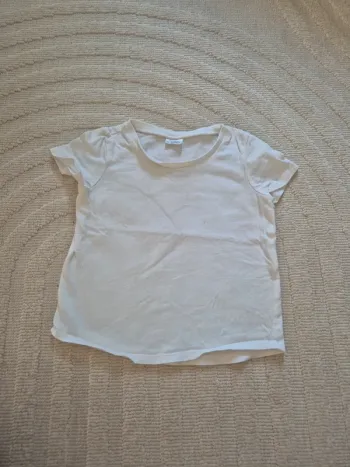 Tee shirt blanc bebe 24mois