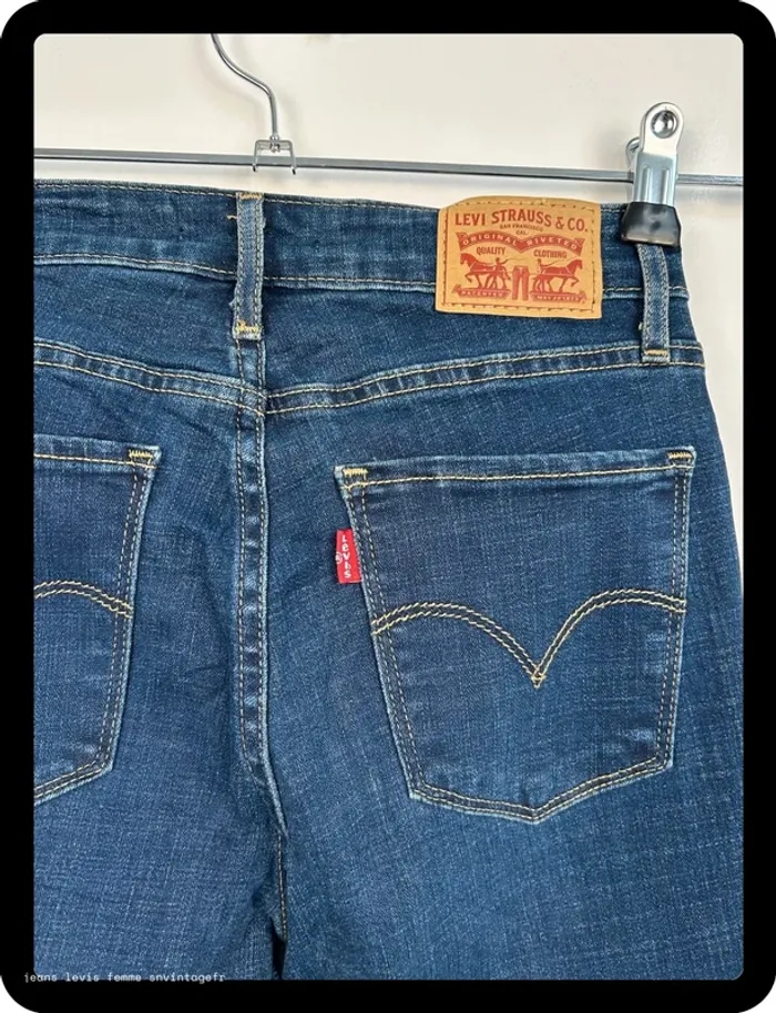 Jean Levi's Femme 725 High Rise Bootcut Marine | W25 L30 FR36 | Très Bon État | BP84 - photo numéro 5