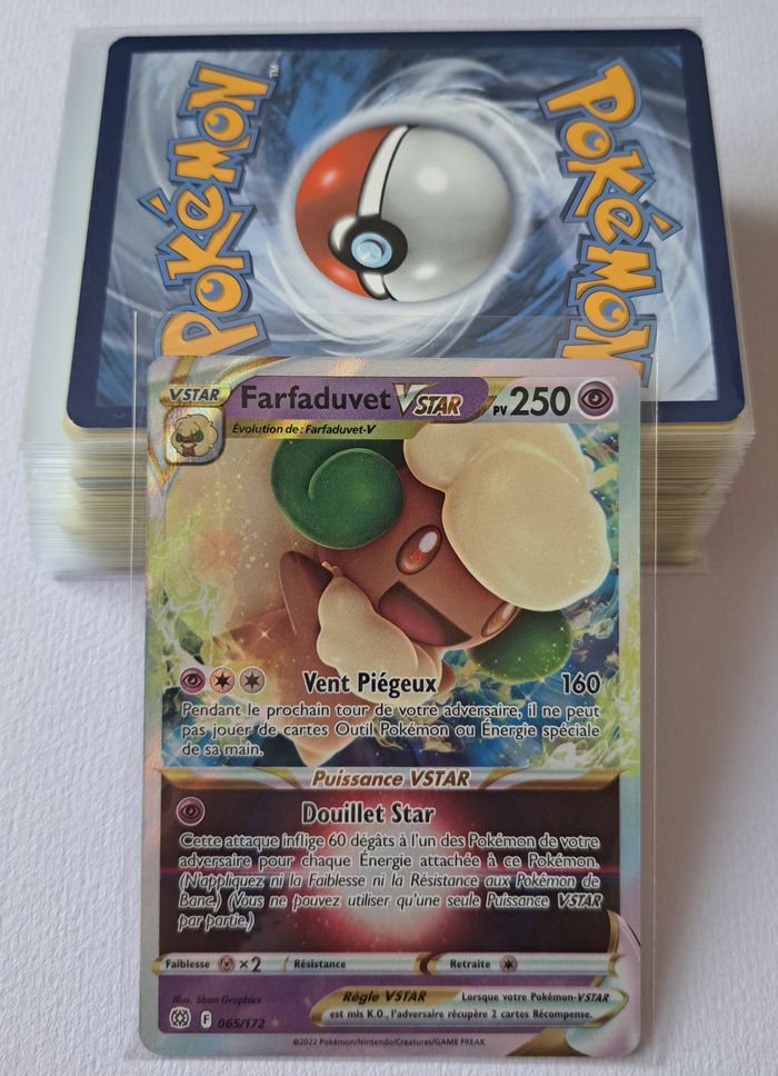 🃏 Lot de 51 cartes Pokémon JCC françaises 2022 Epée et Bouclier Stars Etincelantes