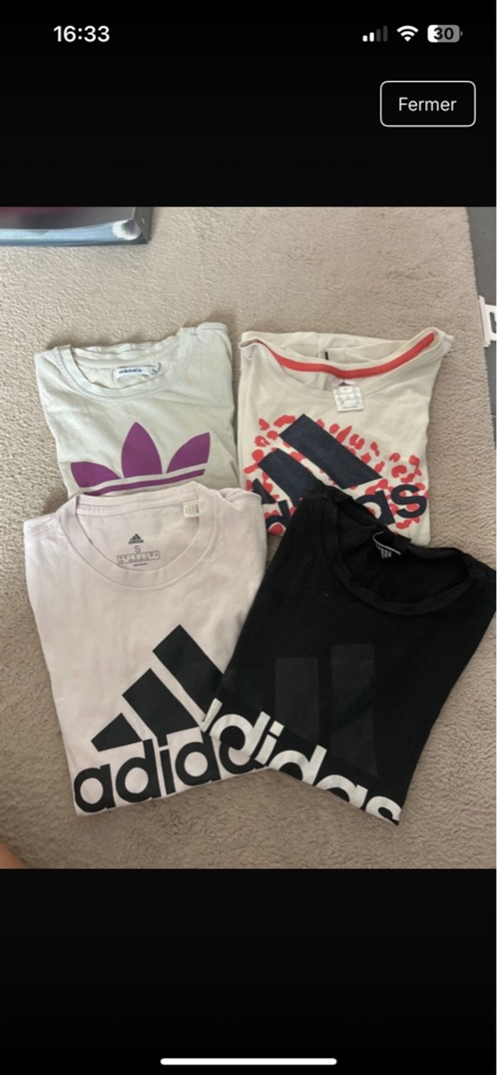 Lot teeshirt de sport