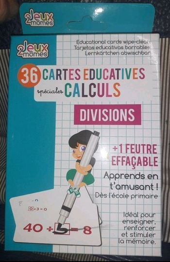Jeux de calcul "division" neuf