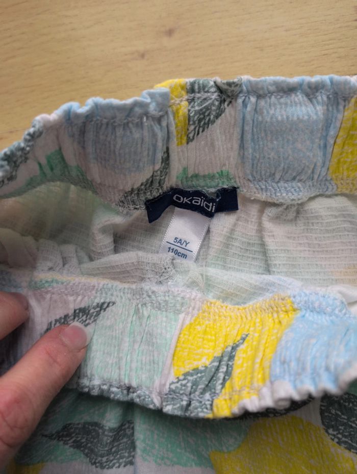 Lot de 2 shorts léger fille 4 ans Okaidi - photo numéro 5
