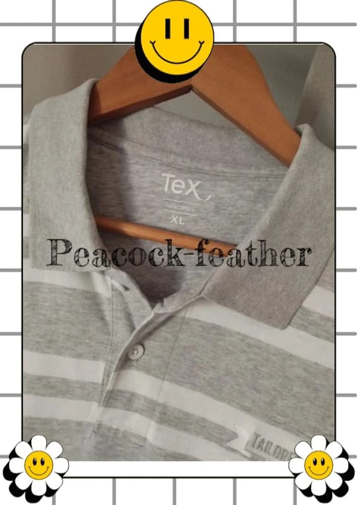 Polo rayé gris homme xl - photo numéro 4