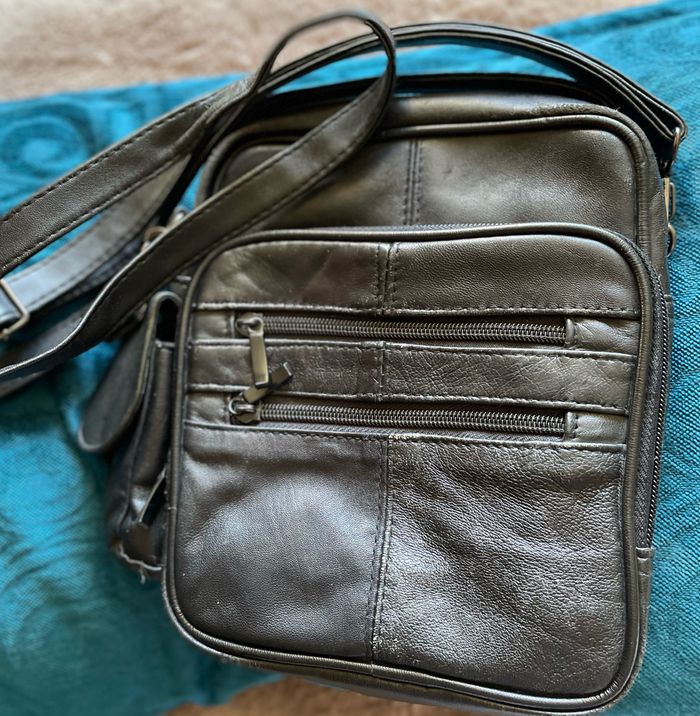 Sac Bandoulière Cuir d’agneau pour 👨 - photo numéro 3