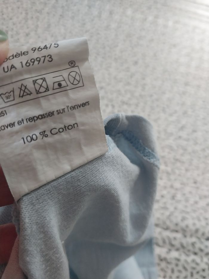 Tee-shirt Disney Baby Tigrou bleu clair 12 mois – 100% coton - photo numéro 7