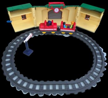 123 playmobil gare transportable 6783