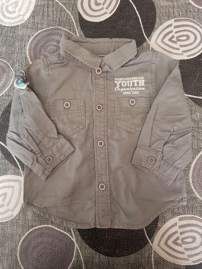 Chemise manches longues - 6 mois