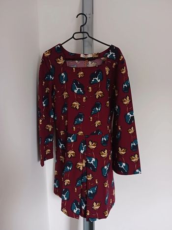 Robe grande taille ginko T46
