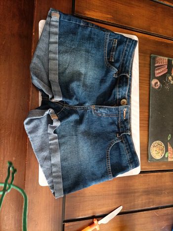 Short en jean femme