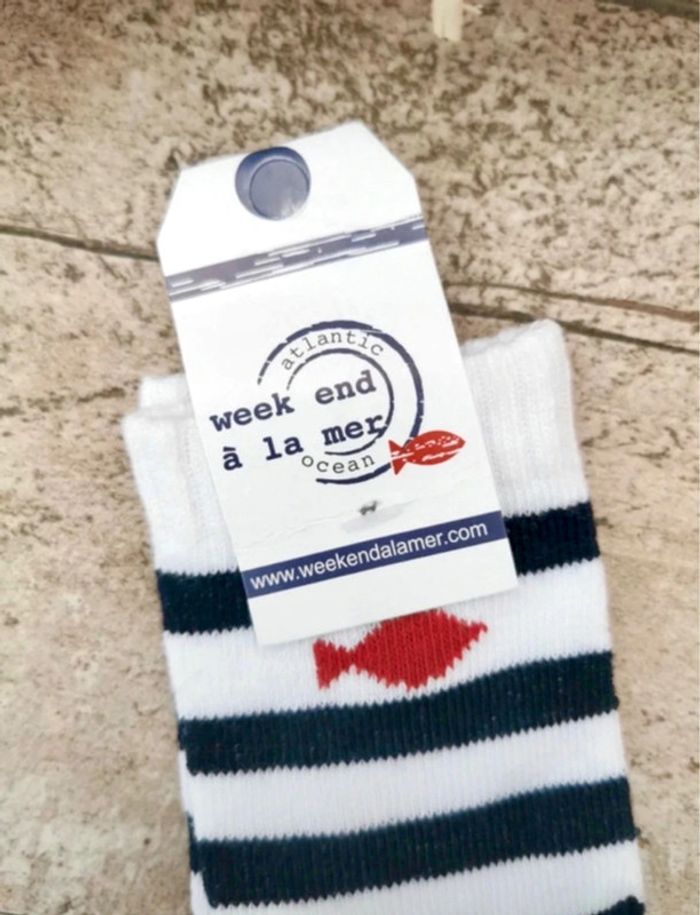 Chaussette Weekend à la mer 23mois Neuf - photo numéro 2