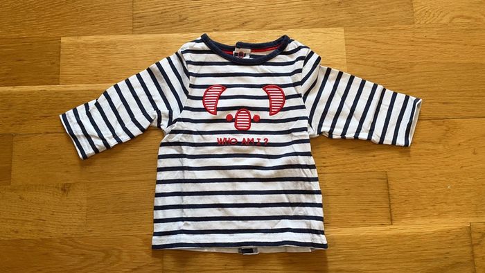 T-shirt 3 mois manches longues obaibi