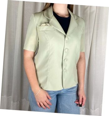 Veste blazer vert menthe femme taille 42