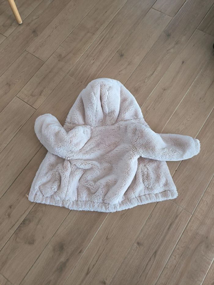 Manteau fourrure beige - photo numéro 6