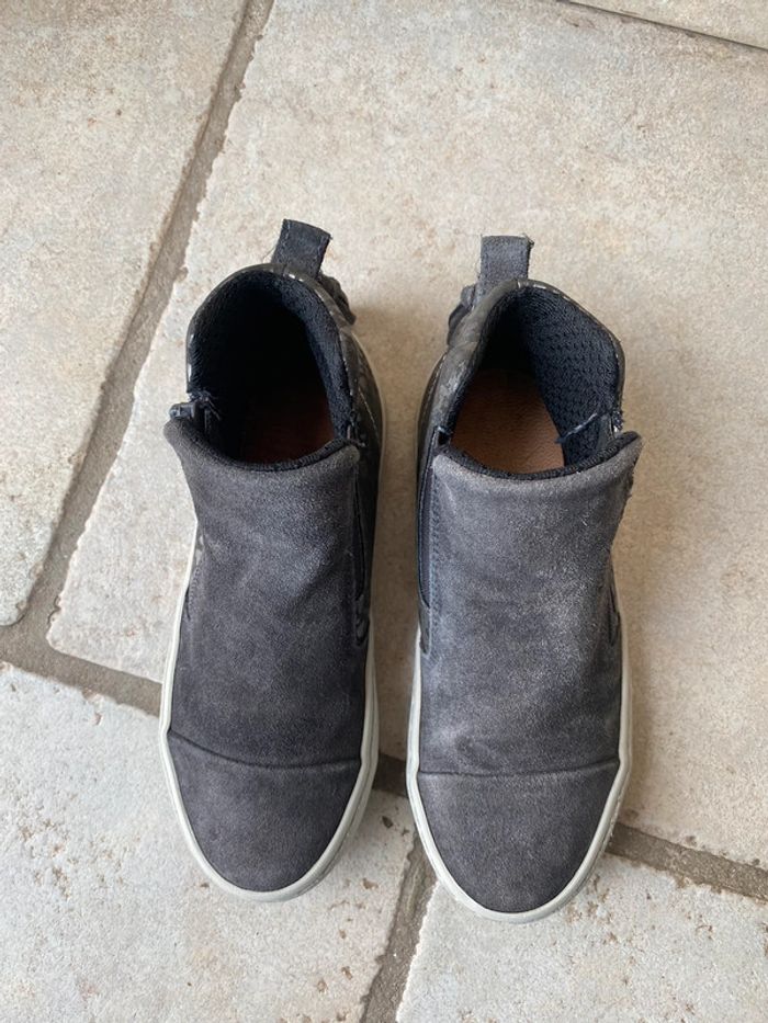 Bottines grises Geox 29 - photo numéro 5