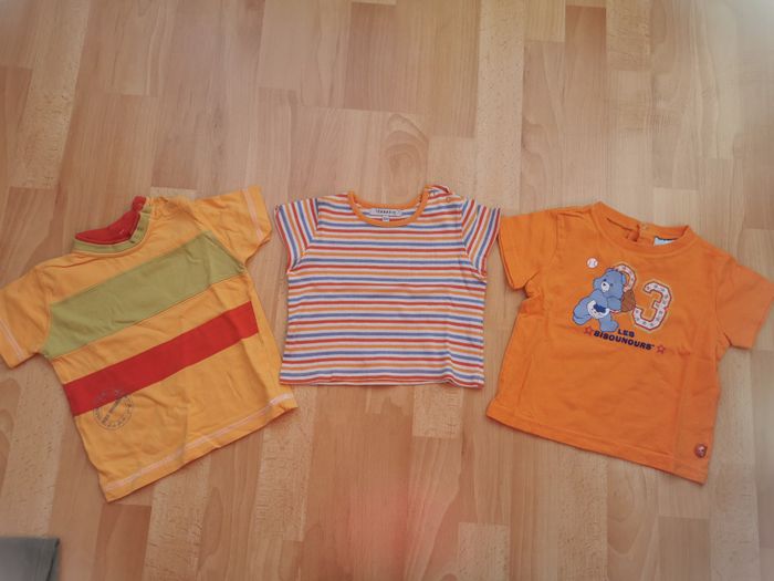 LOT 3 T-SHIRTS GARCON 12 MOIS/1 AN - photo numéro 1