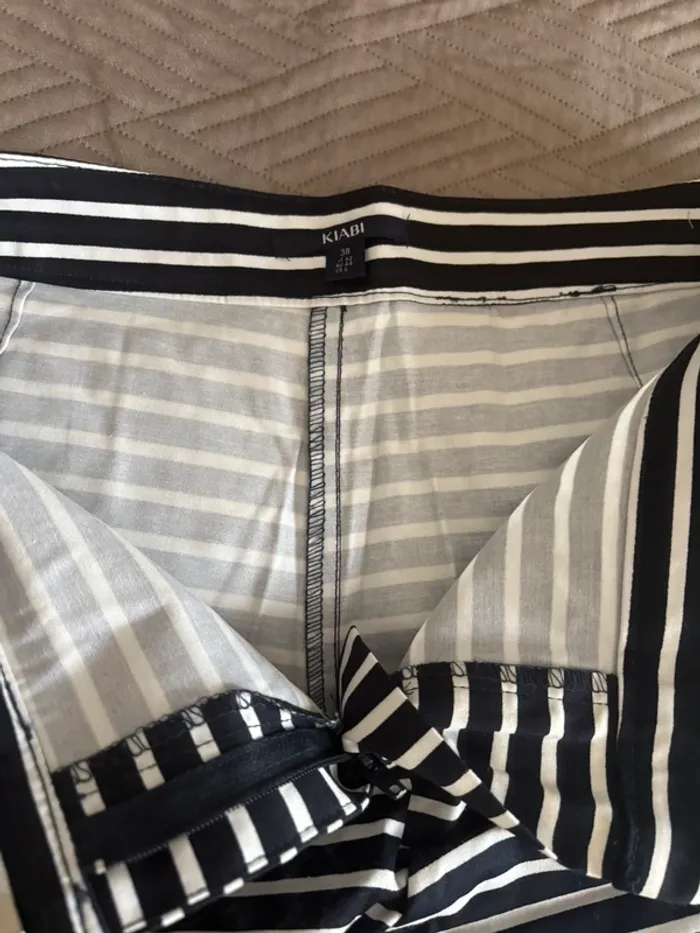 Short rayé femme kiabi, taille 38 - photo numéro 4