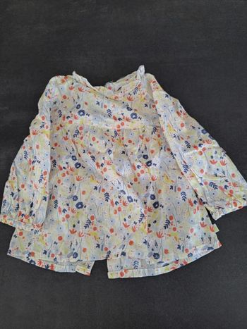 blouse fleurs compagnie des petits