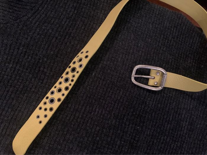 Ceinture cuir Diesel 90 - photo numéro 3