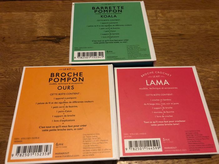 Barrette broches marabout - photo numéro 5