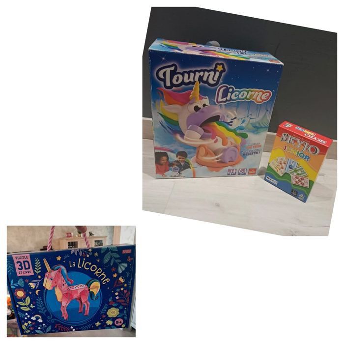 Lot de jeux licorne