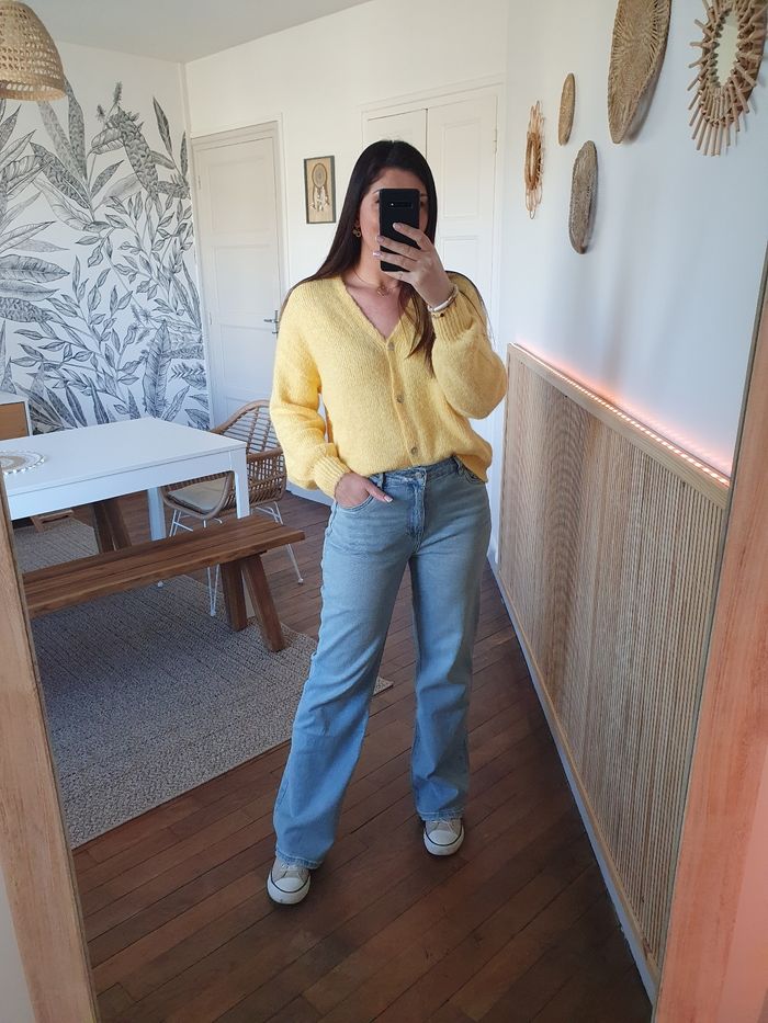 Jean large bleu clair Beauvais Taille 38 (taille grand) - photo numéro 2
