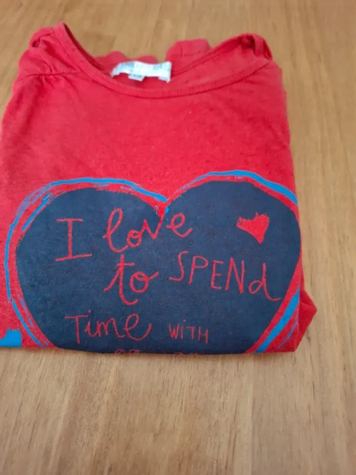 T-shirt manches longues Vinyl Fraise 10 ans - photo numéro 5