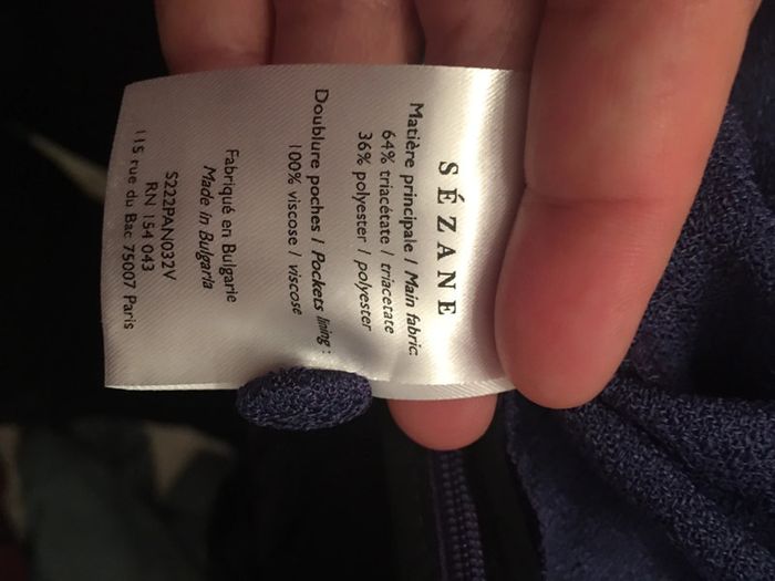 Pantalon sezane Loulou mauve évasé 46 - photo numéro 4