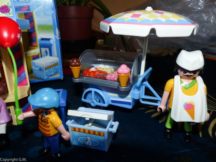 PLaymobils lot fete glacier + train enfants - photo numéro 5