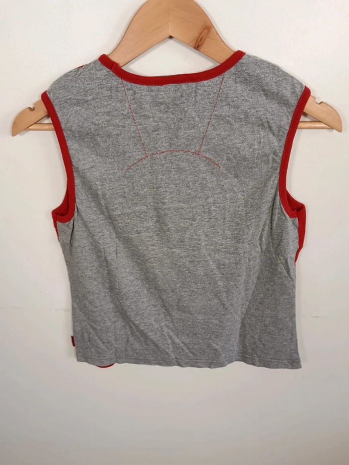 C24 débardeur rouge/gris Domyos 42 - photo numéro 2