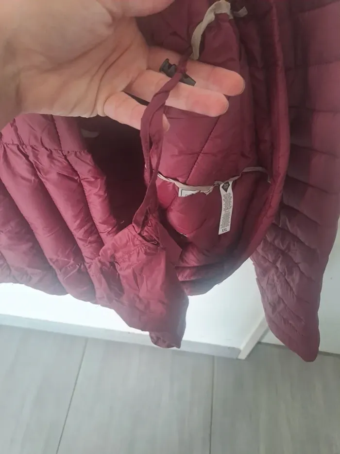 Veste matelassé mi-saison Bordeaux Taille XXL (44) - photo numéro 8