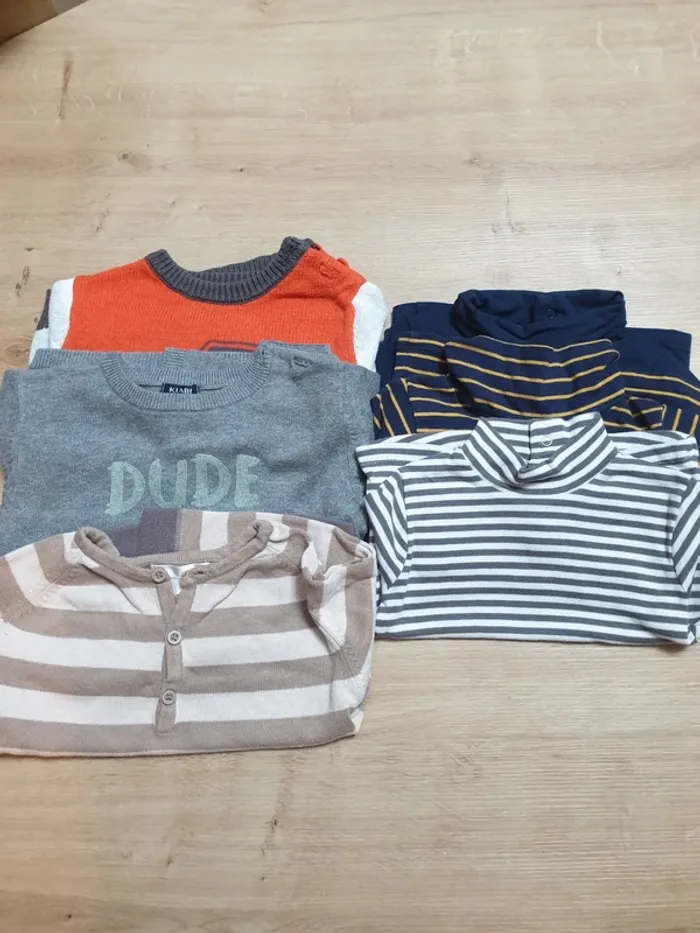 Lot de pulls et sous pulls 18 mois - photo numéro 3