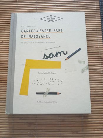 Livre Hachette cartes et faire part de naissance