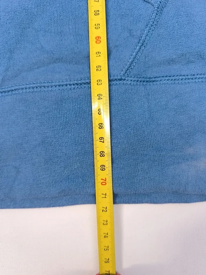Sweat Polo Ralph Lauren homme bleu taille L capuche bon état - quelques tâches - photo numéro 13