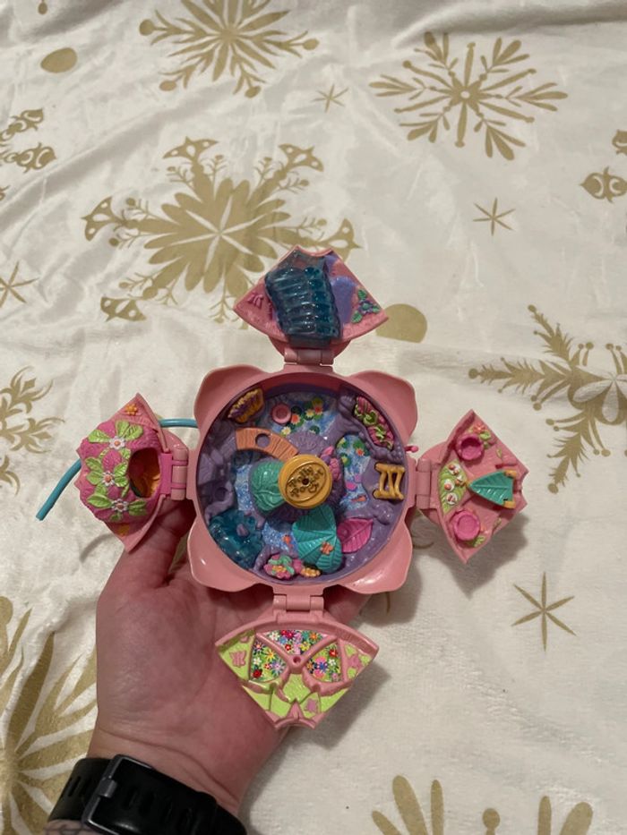 Polly Pocket vintage année 90 nénuphar rose - photo numéro 5