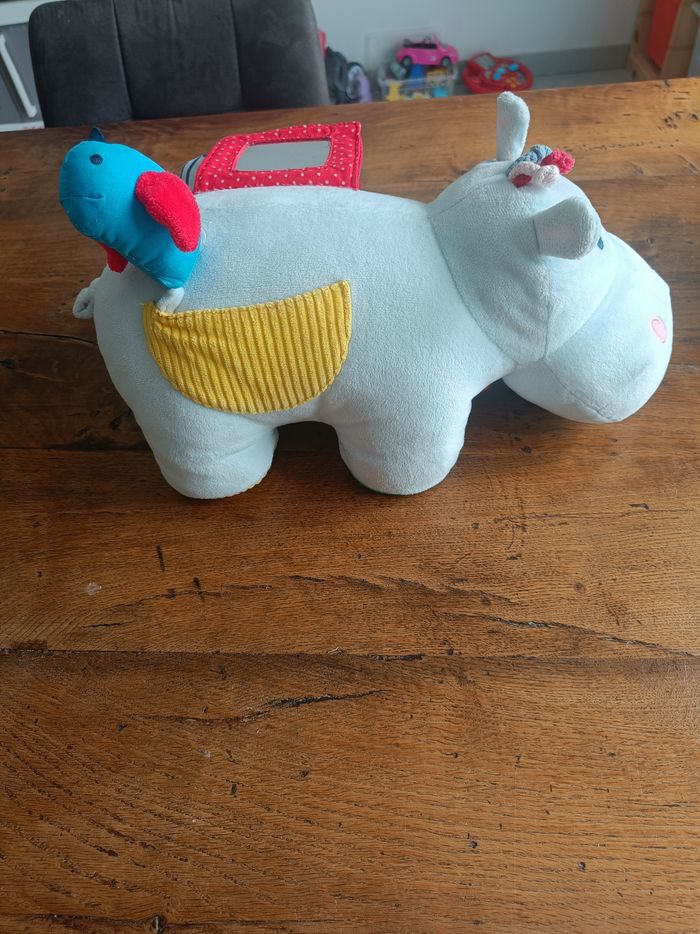 Peluche d'activités Axel l'hippo Oxybul - photo numéro 3