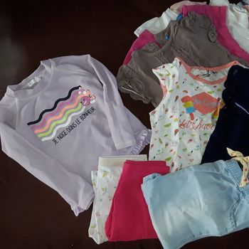 Lot vêtements bébé fille 24 mois été