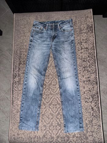 Jean Levi’s homme - Taille W29 L32 (FR 38) - Bleu délavé - Coupe droite